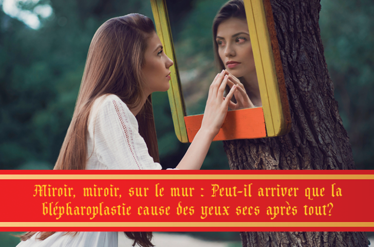 Yeux secs après blépharoplastie sont communs