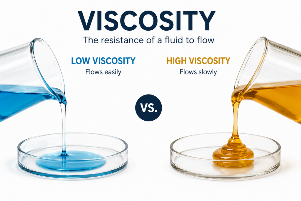 Low vs High Viscosity Visualization